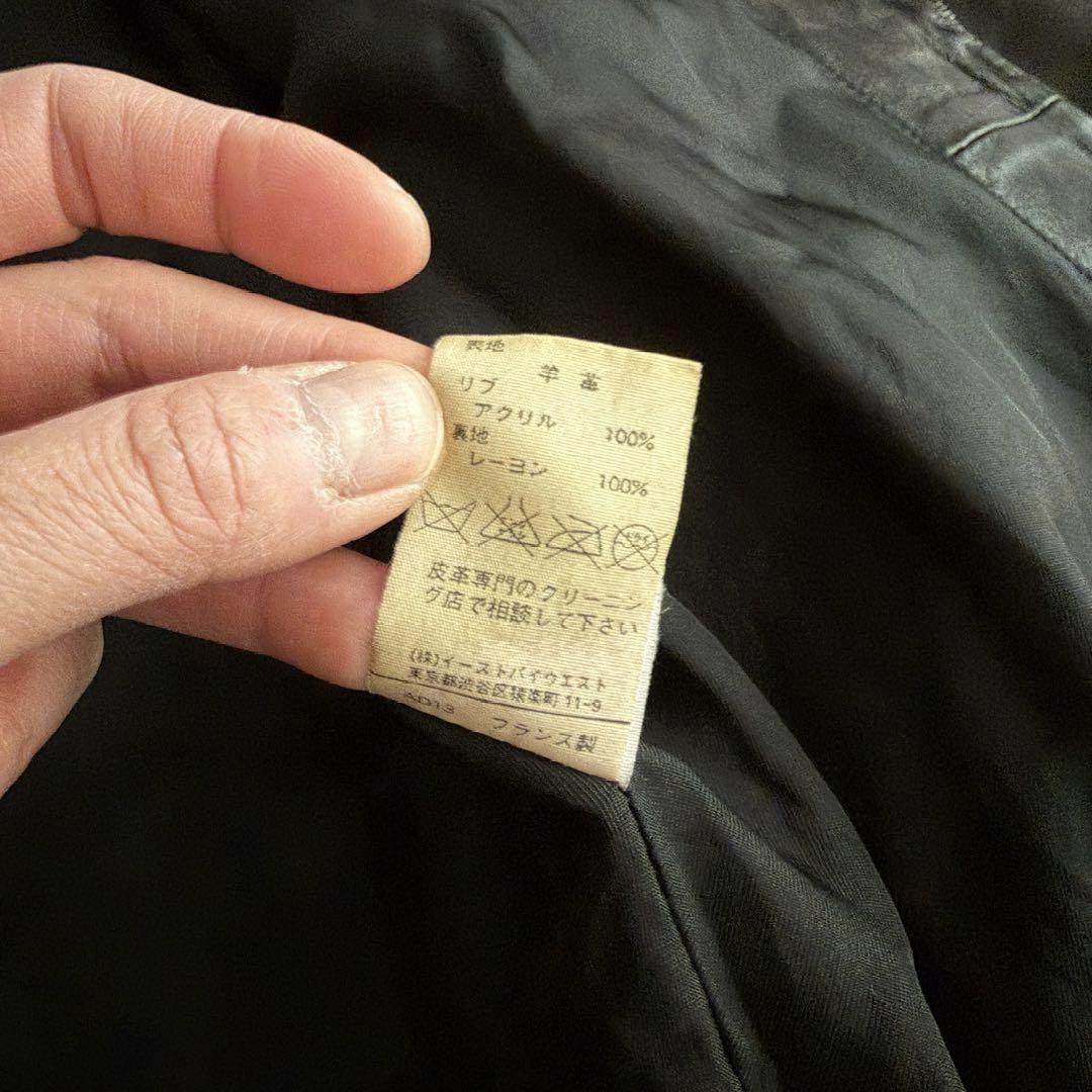 B*Y様 2001年◎ A.P.C アーペーセー フランス製　レザージャケット