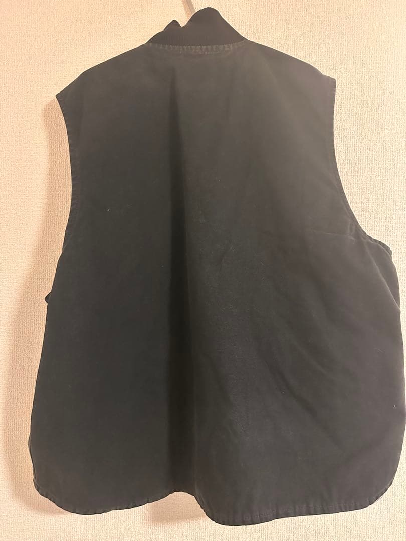 カーハート Carhartt V47 ダックベスト 古着 ブラック ベスト