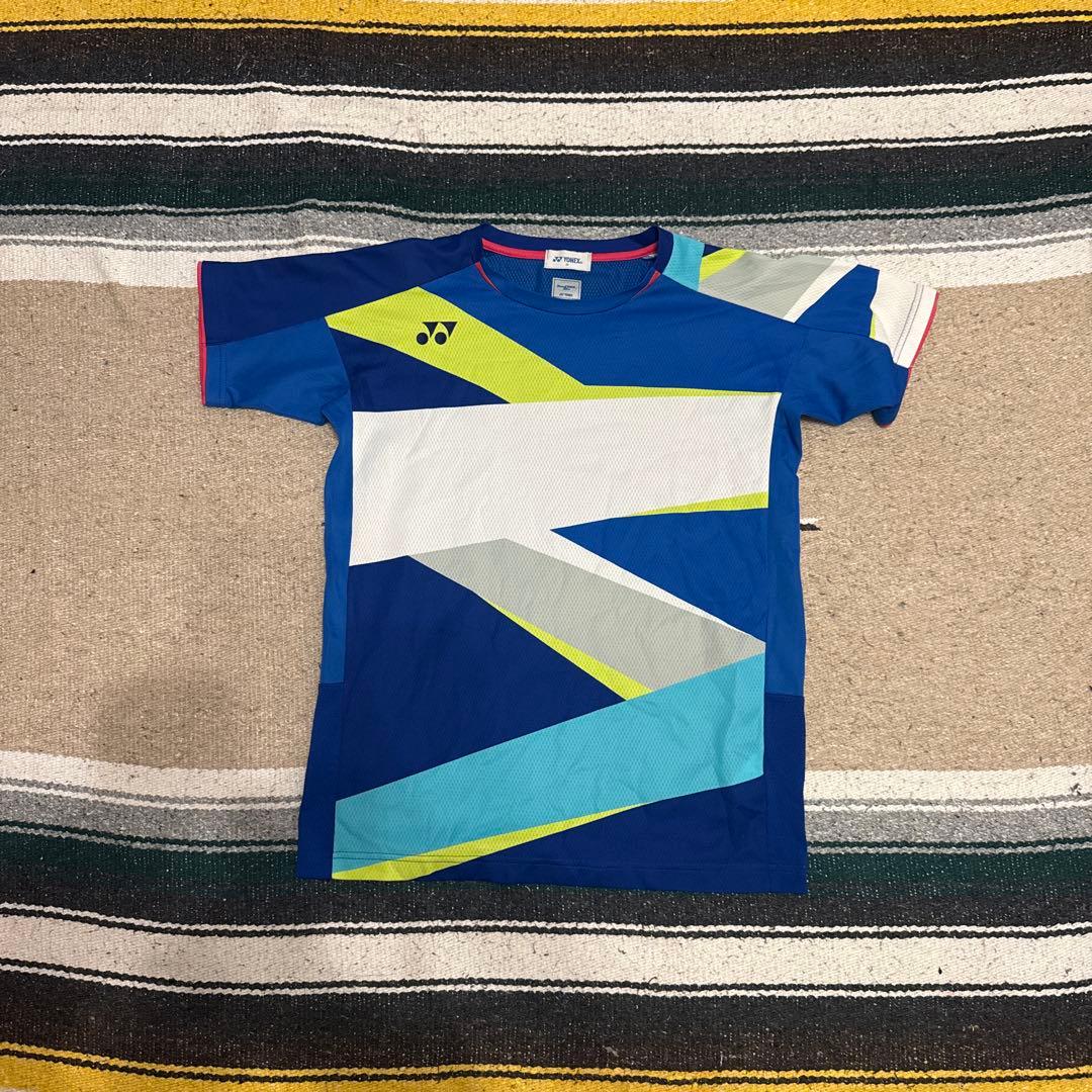 ⭐️レア　日本代表着用モデル　YONEX バドミントンゲームシャツ M ブルー