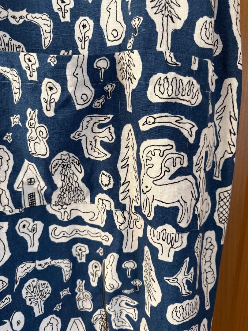 minä perhonen エプロン