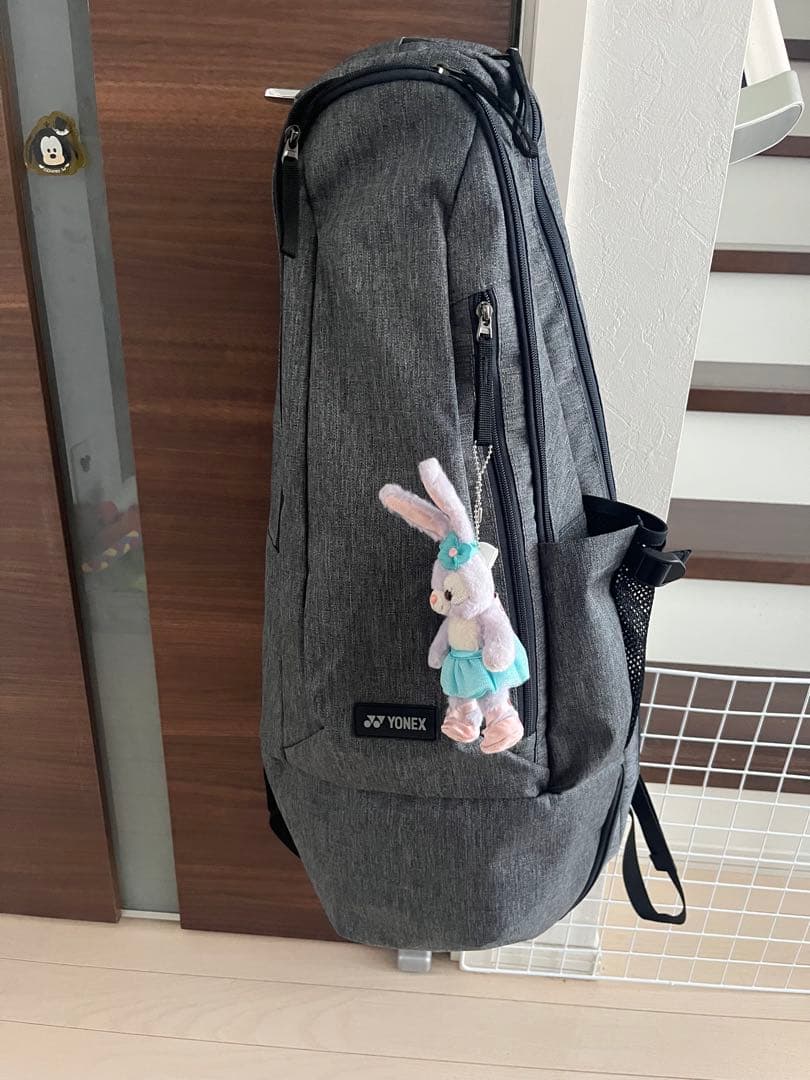 【最終値下・ほぼ新品】ヨネックス　ラケットバッグ　グレー　バドミントン　テニス
