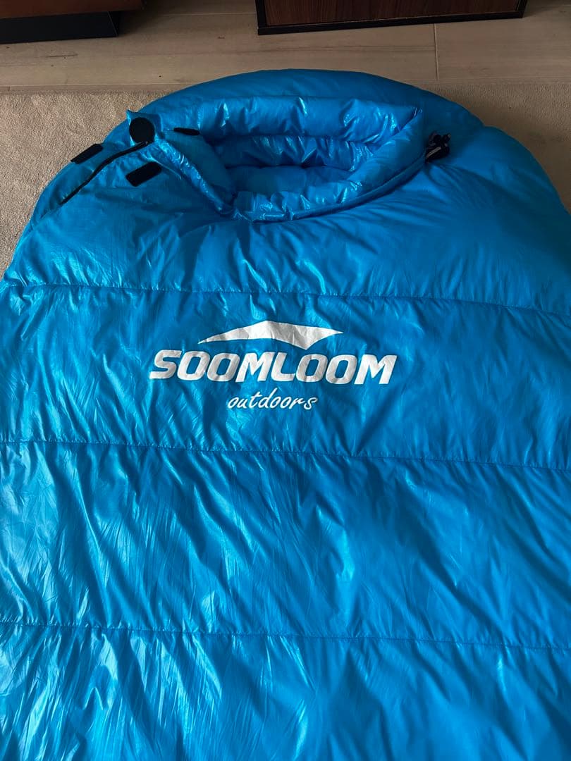 SOOMLOOM 寝袋 青