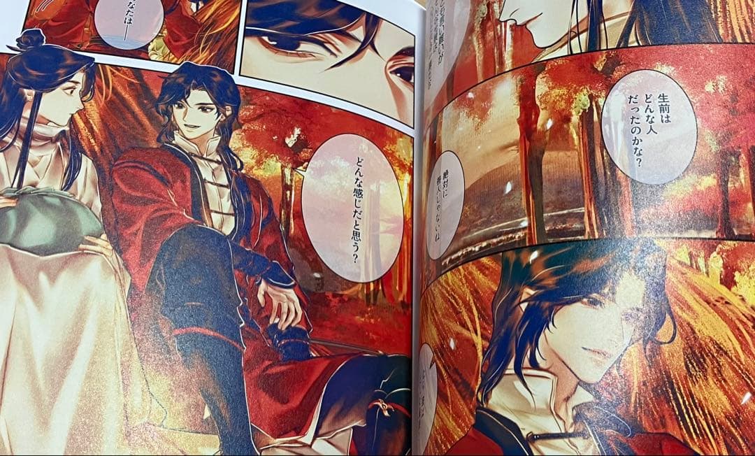 漫画「天官賜福」日本語翻訳版 第１巻と第２巻