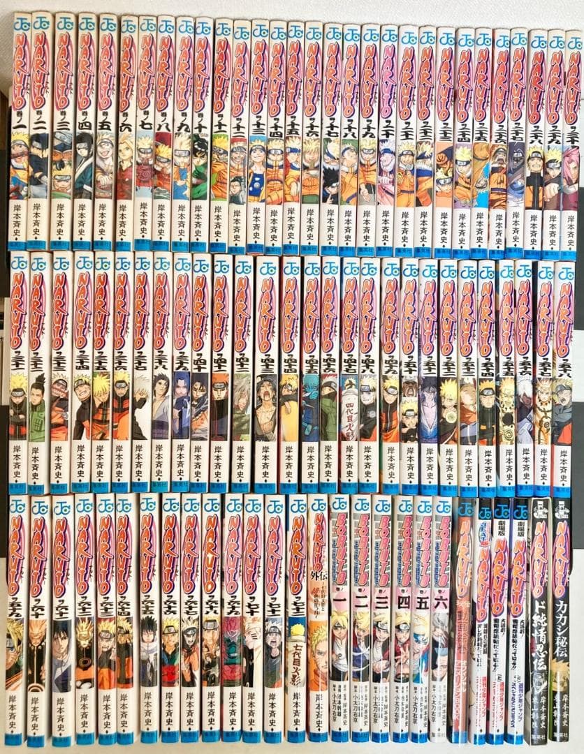NARUTO―ナルト― 全72巻　関連本　BORUTO１〜６巻