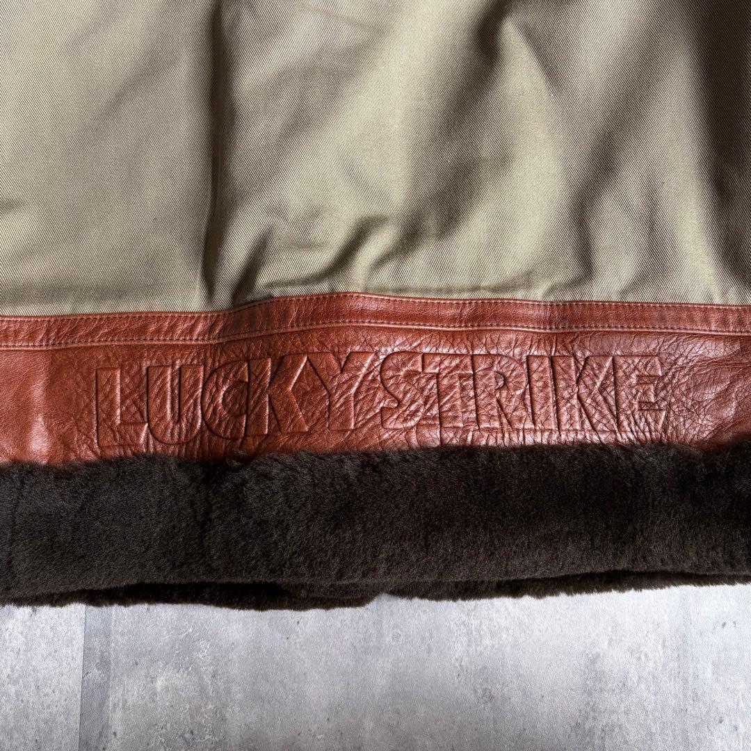 【90s LUCKY STRIKE】50周年　B-3 フライトジャケット　本革