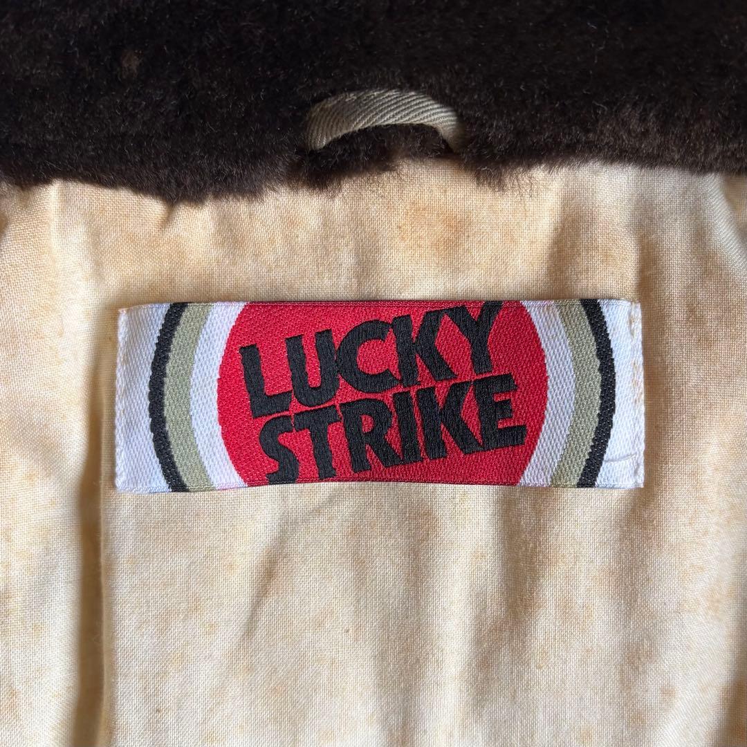 【90s LUCKY STRIKE】50周年　B-3 フライトジャケット　本革