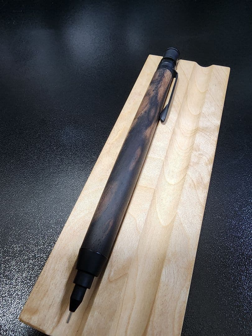 本日限定！とな 黒柿孔雀杢 シャープペンシル　MSD1