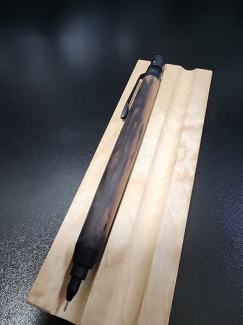 本日限定！とな 黒柿孔雀杢 シャープペンシル　MSD1