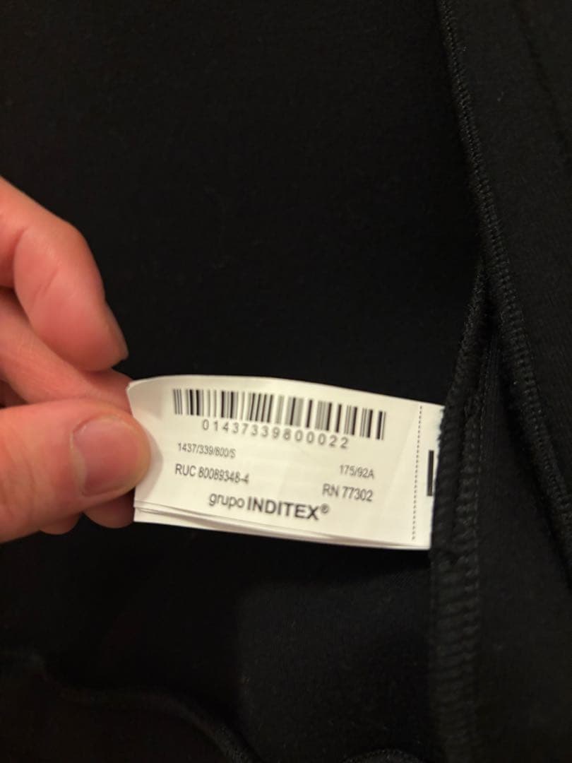 [完売商品]ZARA ネオプレン風ボクシーフィットジャケット Sサイズ