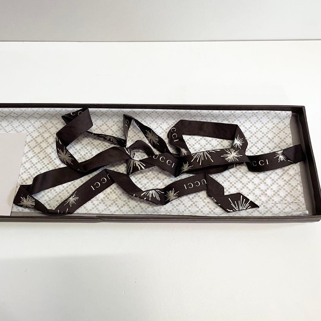 (美品)GUCCI グッチ 高級シルクネクタイ GG総柄 イタリア