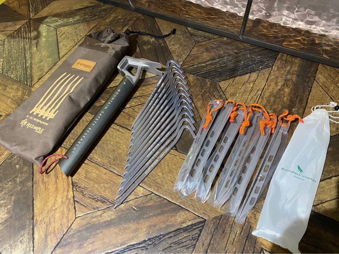 K ＊MSRステイクハンマー ペグハンマー ユニフレーム ジュラパワーペ