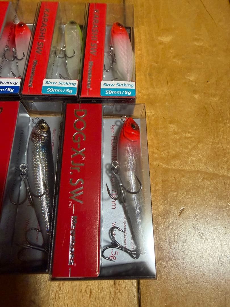 メガバス DOG-X Jr. SW KARASHI SW 7個セット