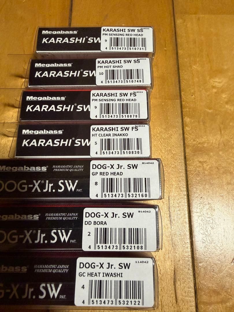 メガバス DOG-X Jr. SW KARASHI SW 7個セット