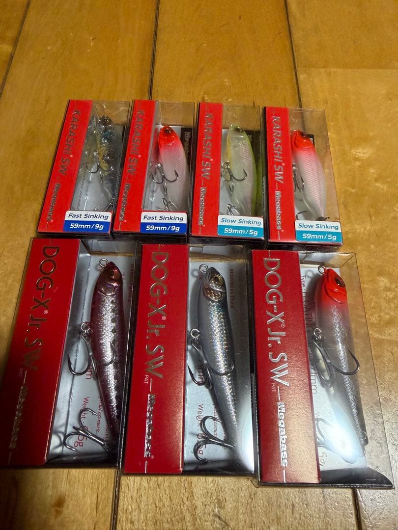 メガバス DOG-X Jr. SW KARASHI SW 7個セット