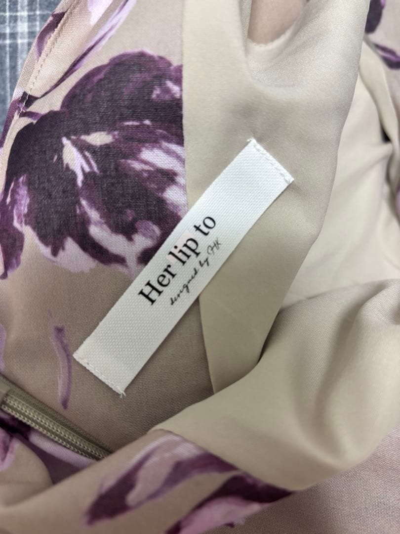 herlipto♡ Anemone Cache-Coeur Long Dress