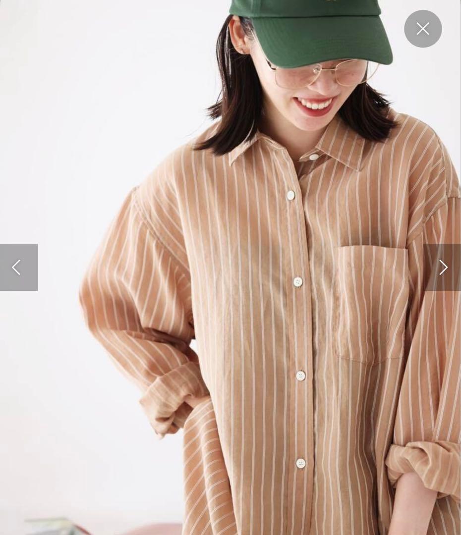 【JOURNAL STANDARD relume】ダブルストライプソフトシャツ