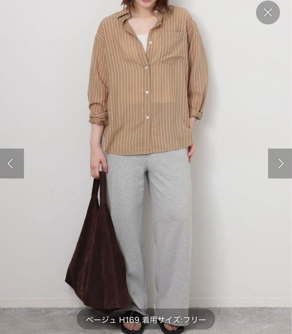 【JOURNAL STANDARD relume】ダブルストライプソフトシャツ