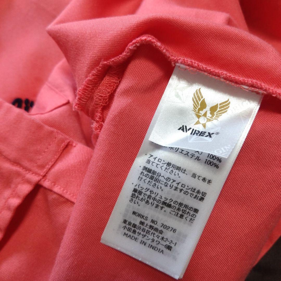 AVIREX ピンク ボウリングシャツ フィアレスフライヤーズ　新品未使用