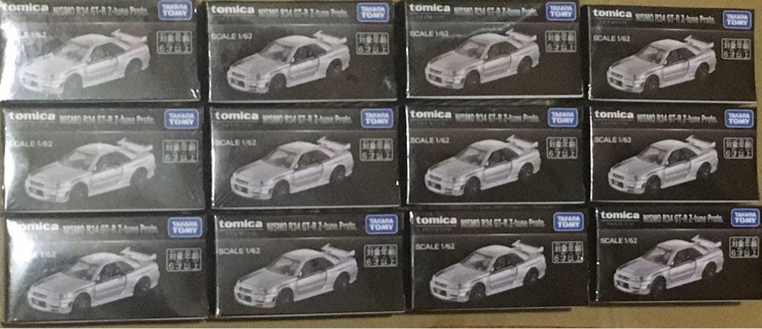 12台 トミカ NISMO R34 GT-R Z-tune Proto 1/62