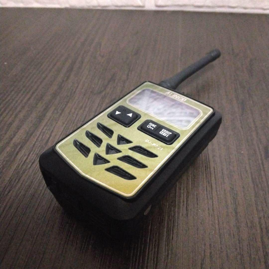 美品★ALINCO DJ-P321 特定小電力トランシーバー 純正インカム付