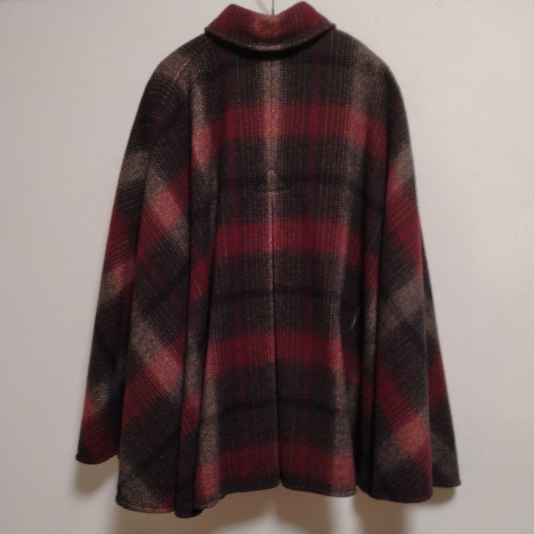 VALENTINO ROMA ケープコート ウール100% イタリア製