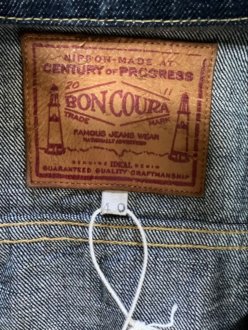 BONCOURA ボンクラ Denim Jacket 3rd indigo40