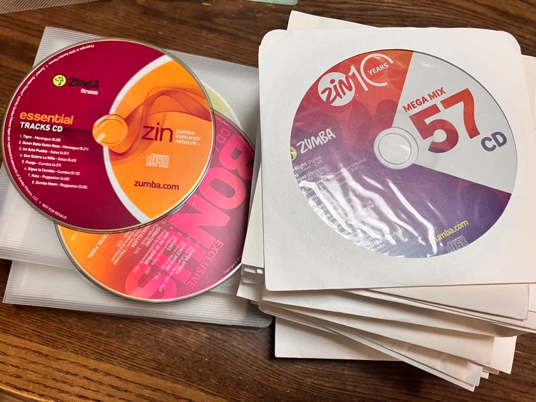 Zumba ZIN49 〜89のCD &DVD 86枚 ※抜かり有り ズンバ
