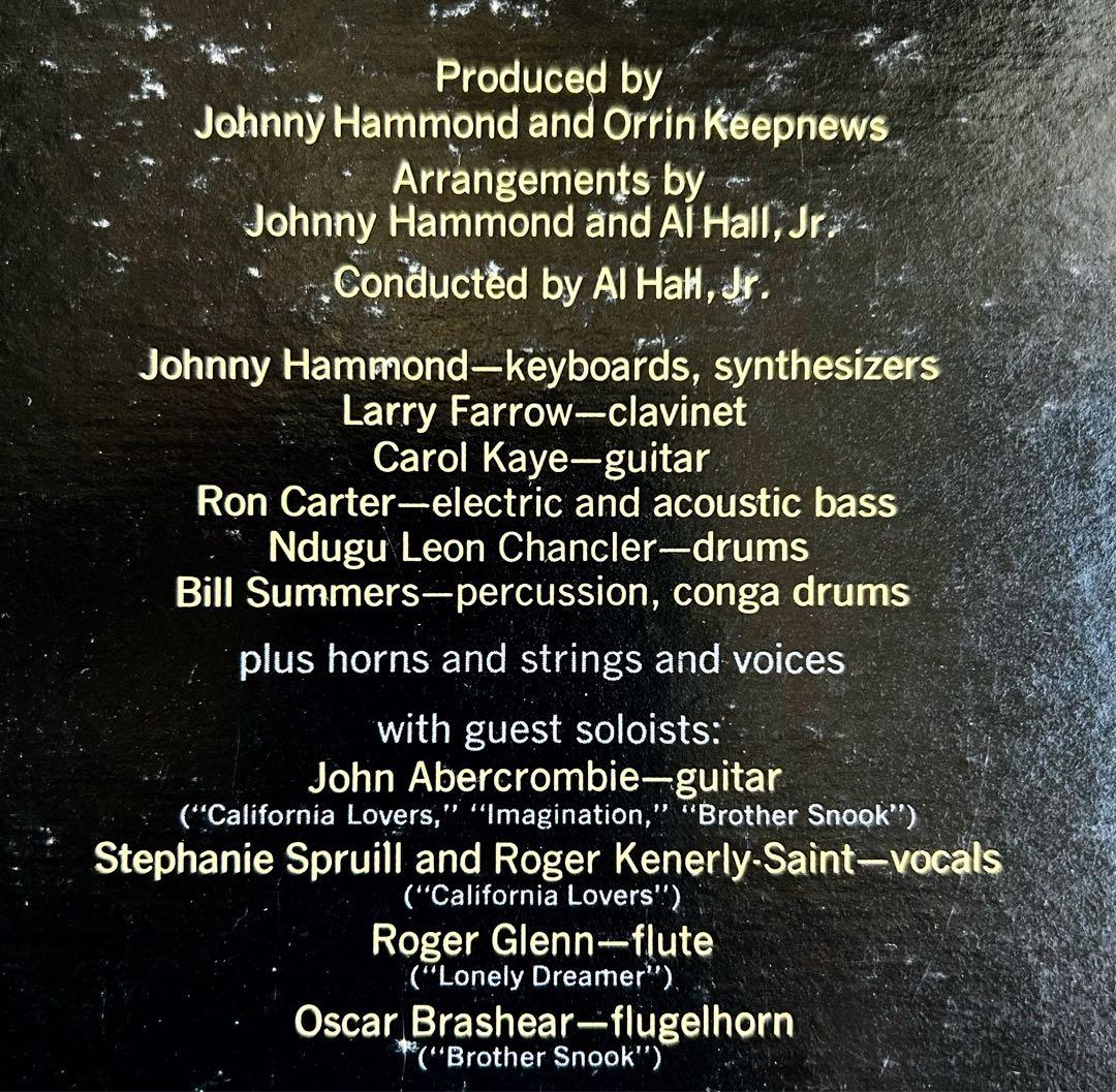 Johnny Hammond Storm Warningレアグル傑作USオリジ盤