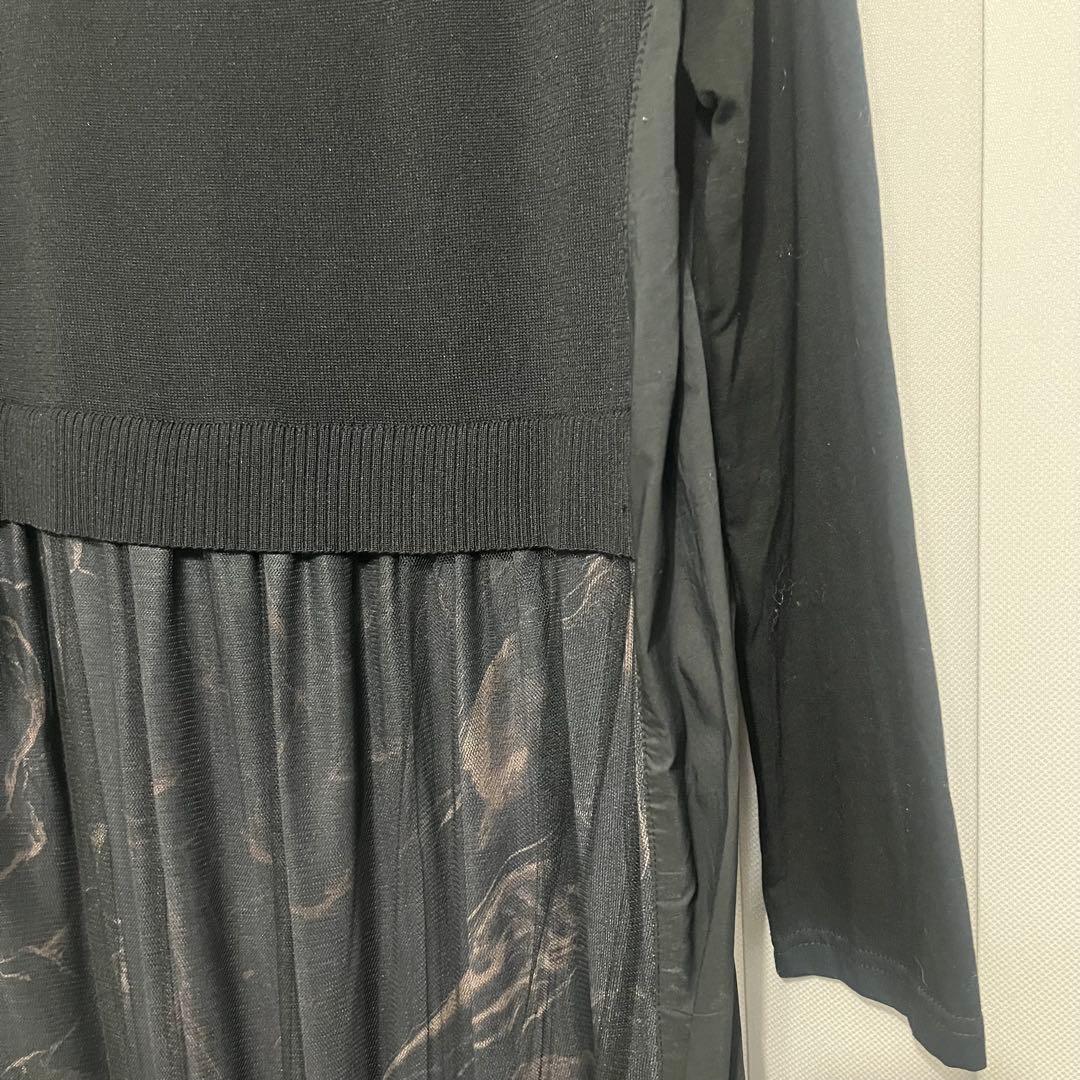 Rittan Mom LASUD【新品】異素材シアーレイヤードワンピース
