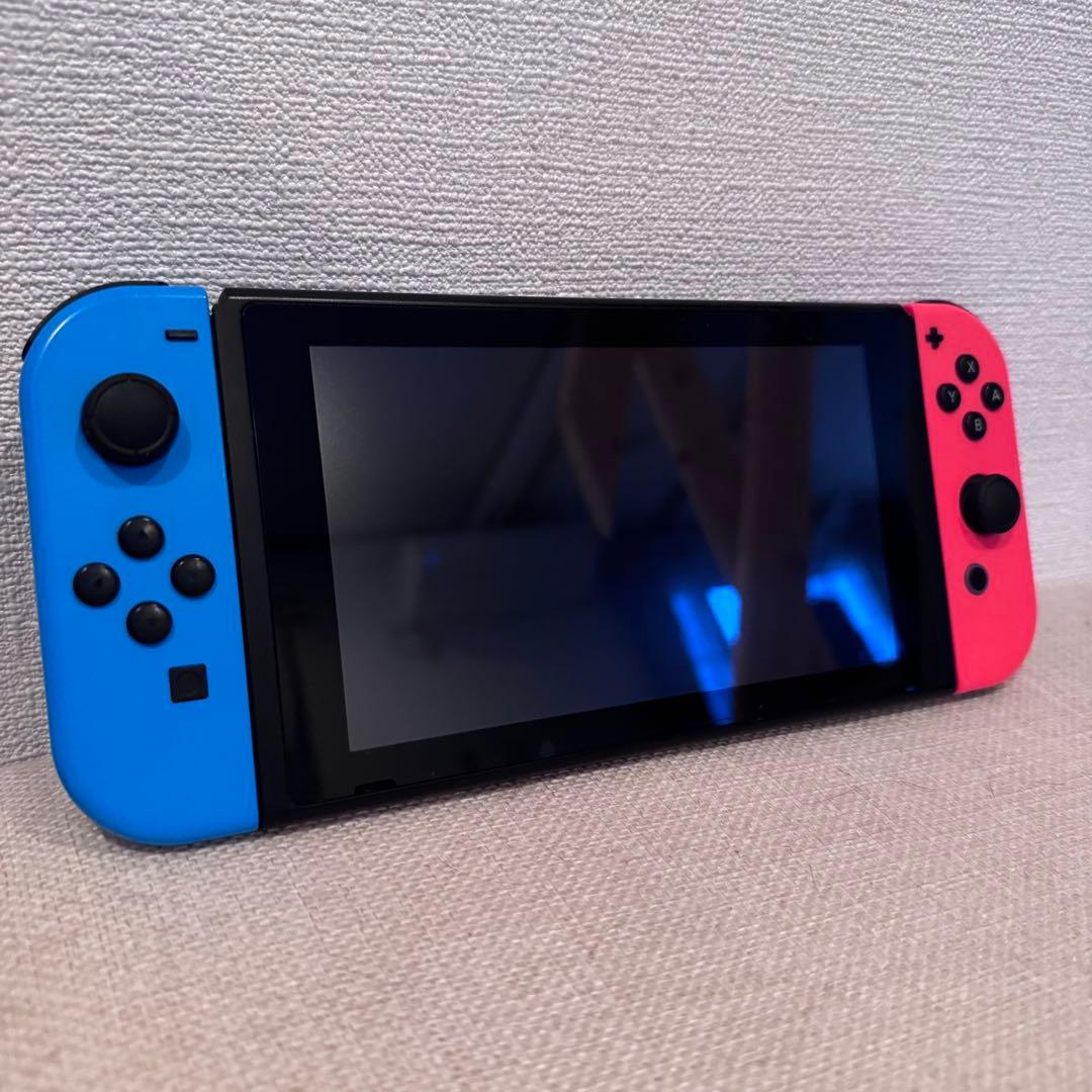 【箱無し】Nintendo Switch 本体 一式 ブルー/オレンジ