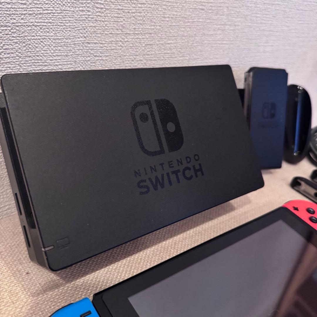 【箱無し】Nintendo Switch 本体 一式 ブルー/オレンジ