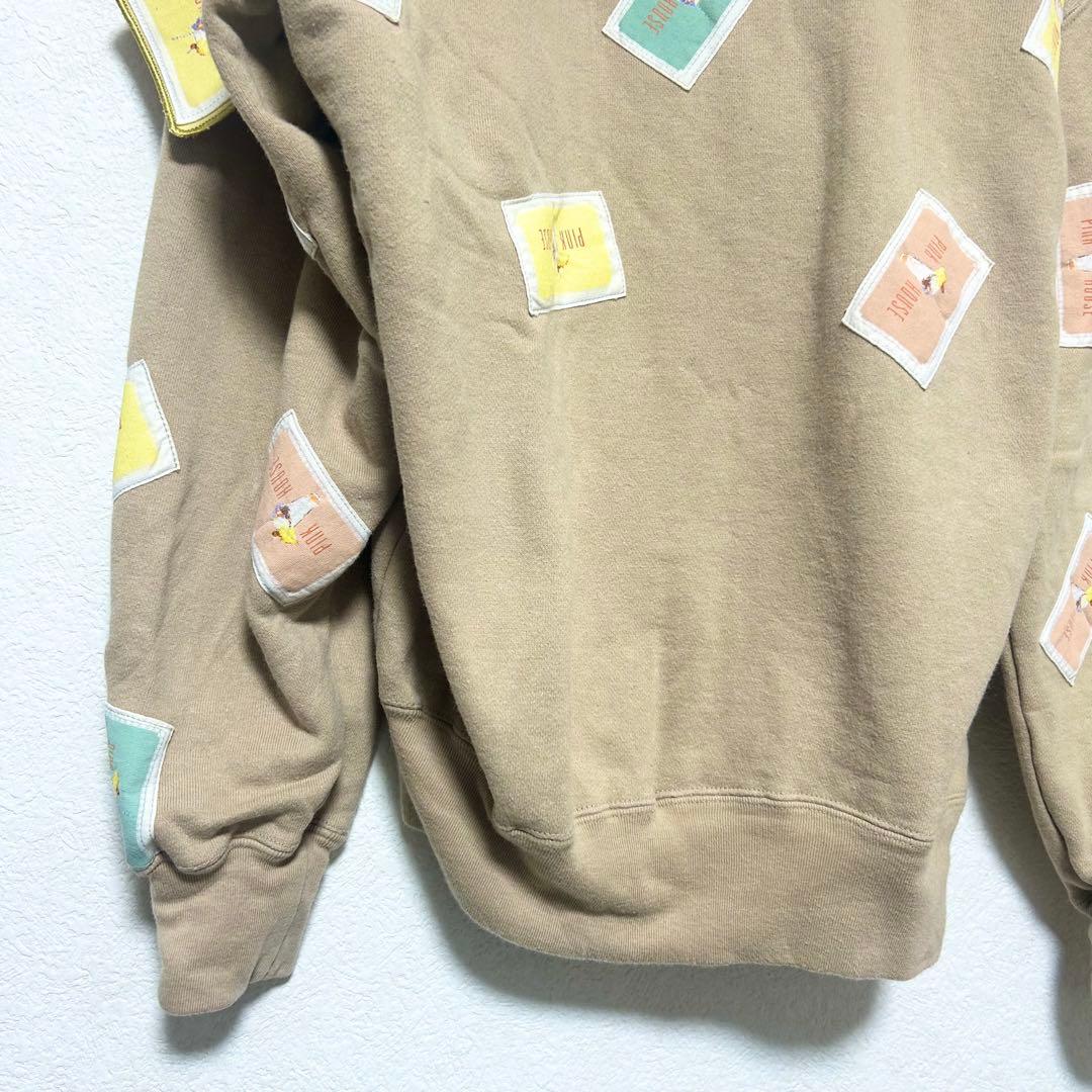希少！PINK HOUSEピンクハウス スウェットパーカーワッペン2way レア