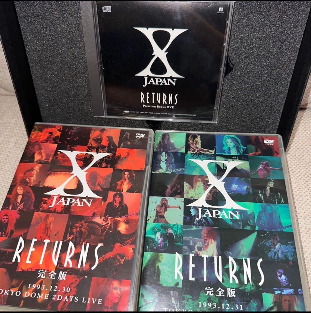 X JAPAN ／ RETURNS 完全版 DVD-BOX(7枚組)エックス
