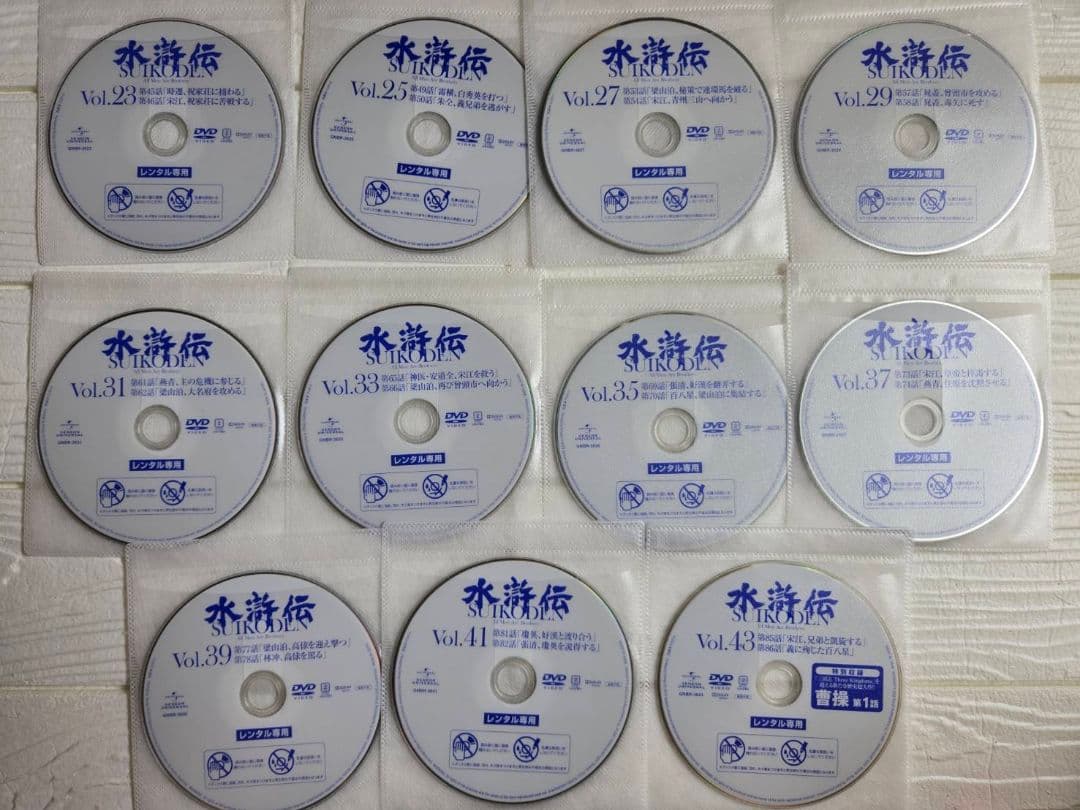 水滸伝　DVD レンタル　中国