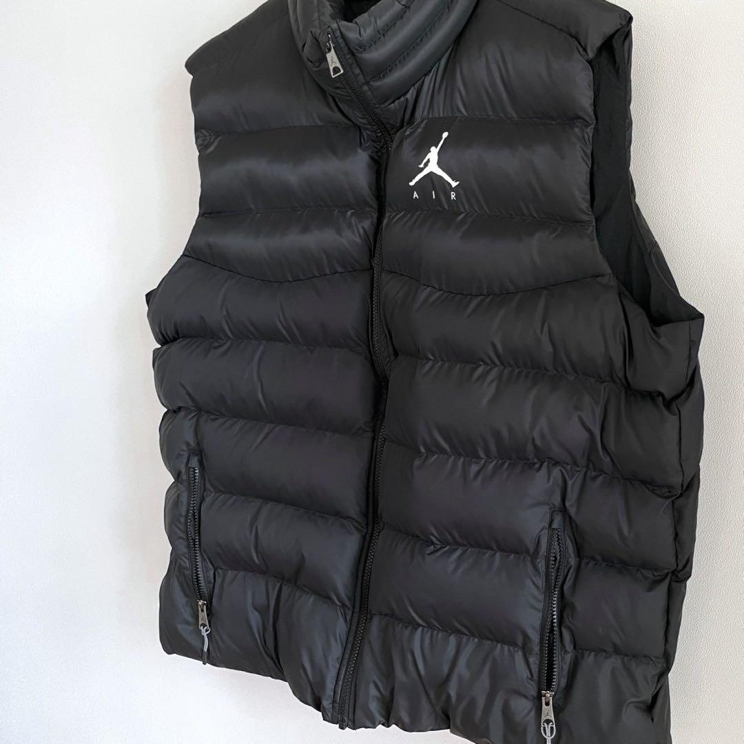 ジョーダン　パファーベスト　メンズ　2XL 黒　ブラック　NIKE