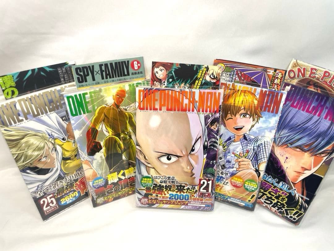 【全巻初版・帯付・完備品】ワンパンマン 1〜33巻（31巻抜）＋ヒーロー大全