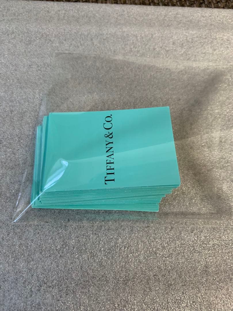 現行品美品Tiffanyティファニーケアカード30枚セット