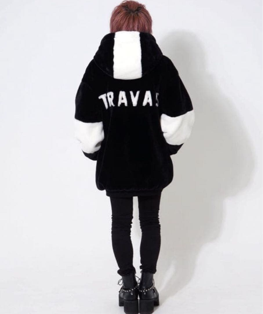 TRAVAS TOKYO パーカー　ジャケット　黒