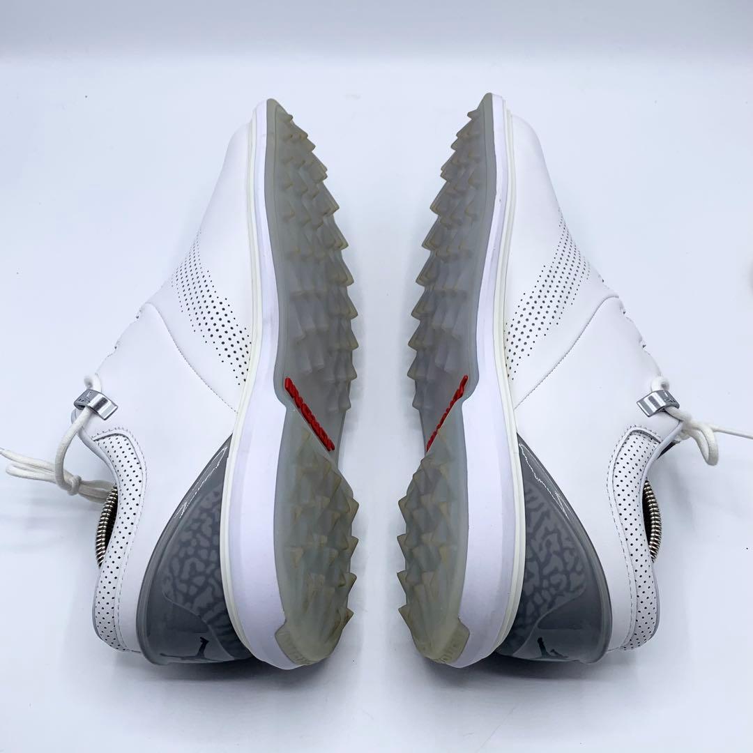 【美品】NIKE ゴルフ　シューズ　スパイクレス　ホワイト　26cm ジョーダン