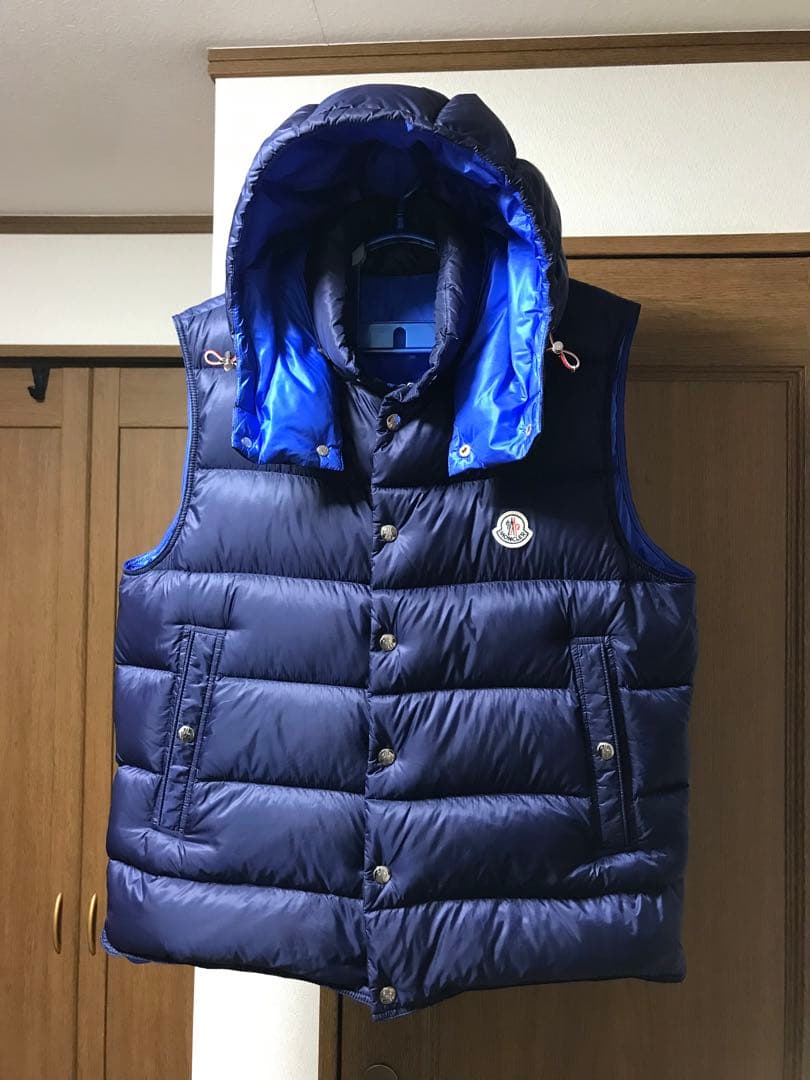 5 本物 XLモンクレール ダウンジャケット ベスト XXL 正規 BIG 大