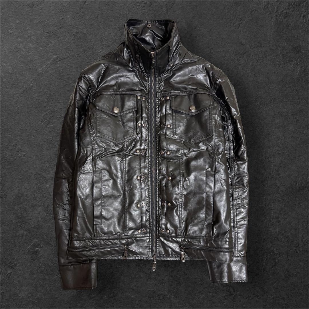 Archive レザージャケットV系 darkwear 平成 y2k お兄系