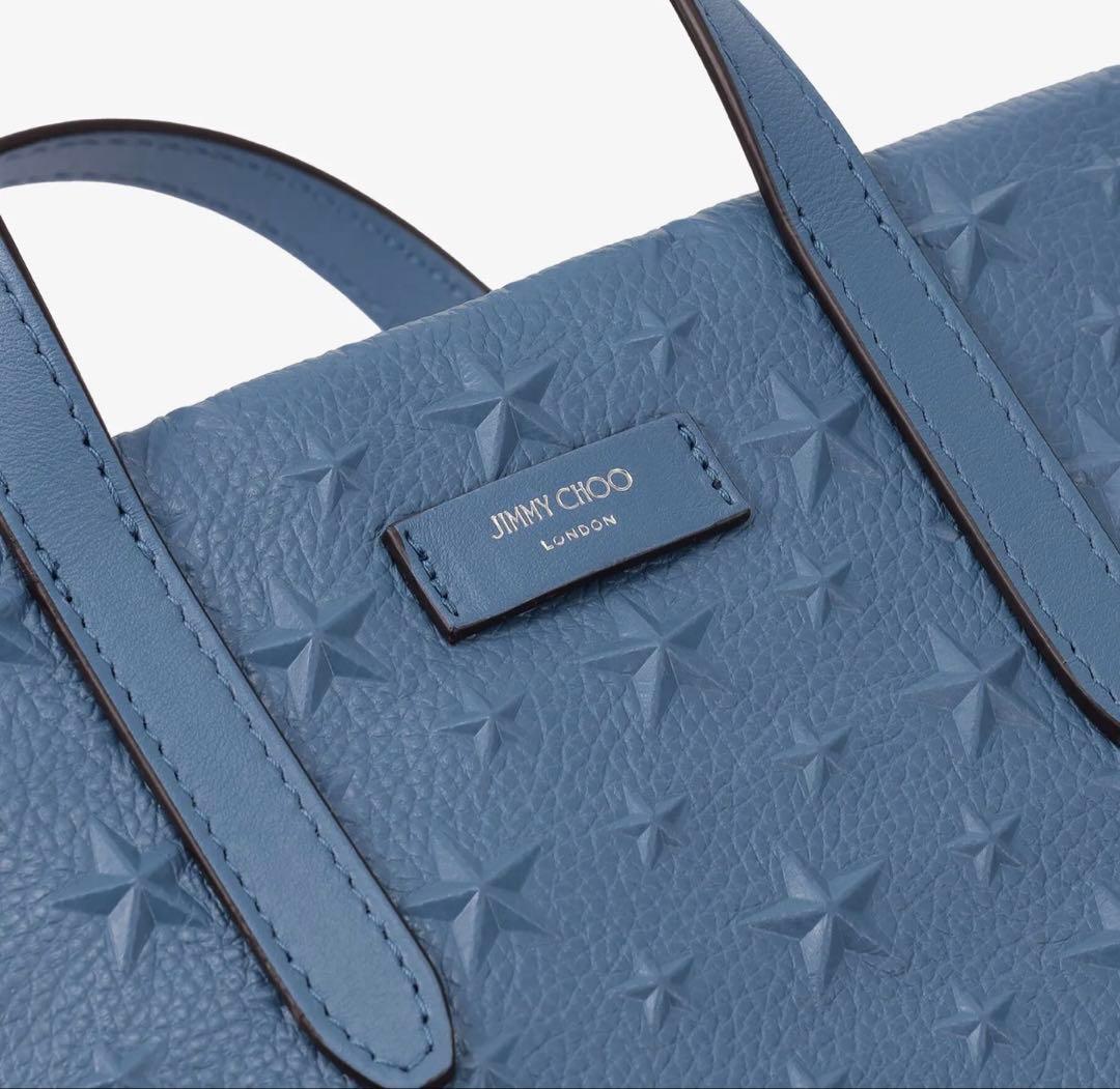トマト★新品★ジミーチュウ ピムリコ ミニ スターエンボス トートバッグ