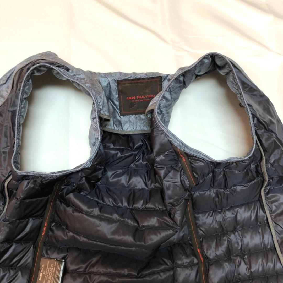新品 50 JAN MAYEN ヤンマイエン ダウンベスト フード Moorer
