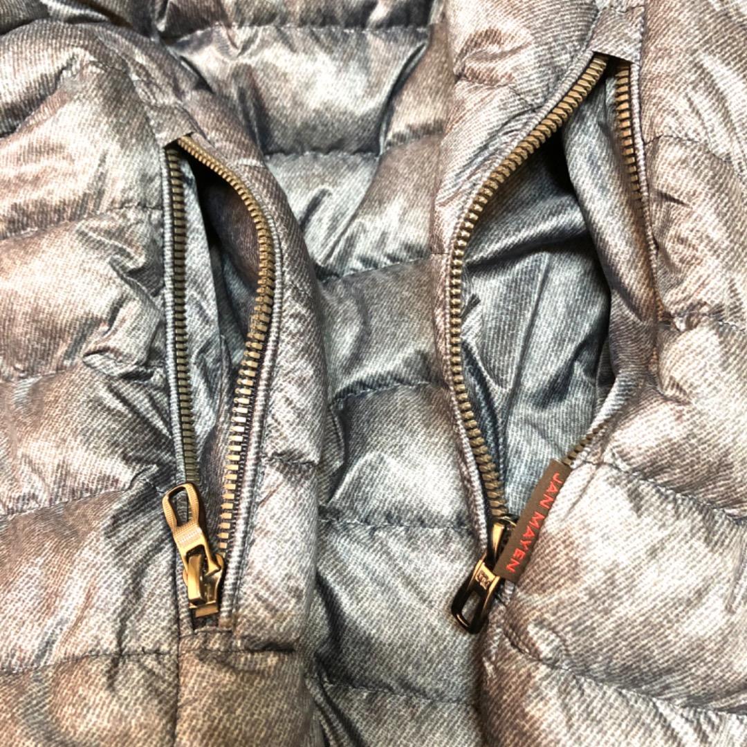 新品 50 JAN MAYEN ヤンマイエン ダウンベスト フード Moorer