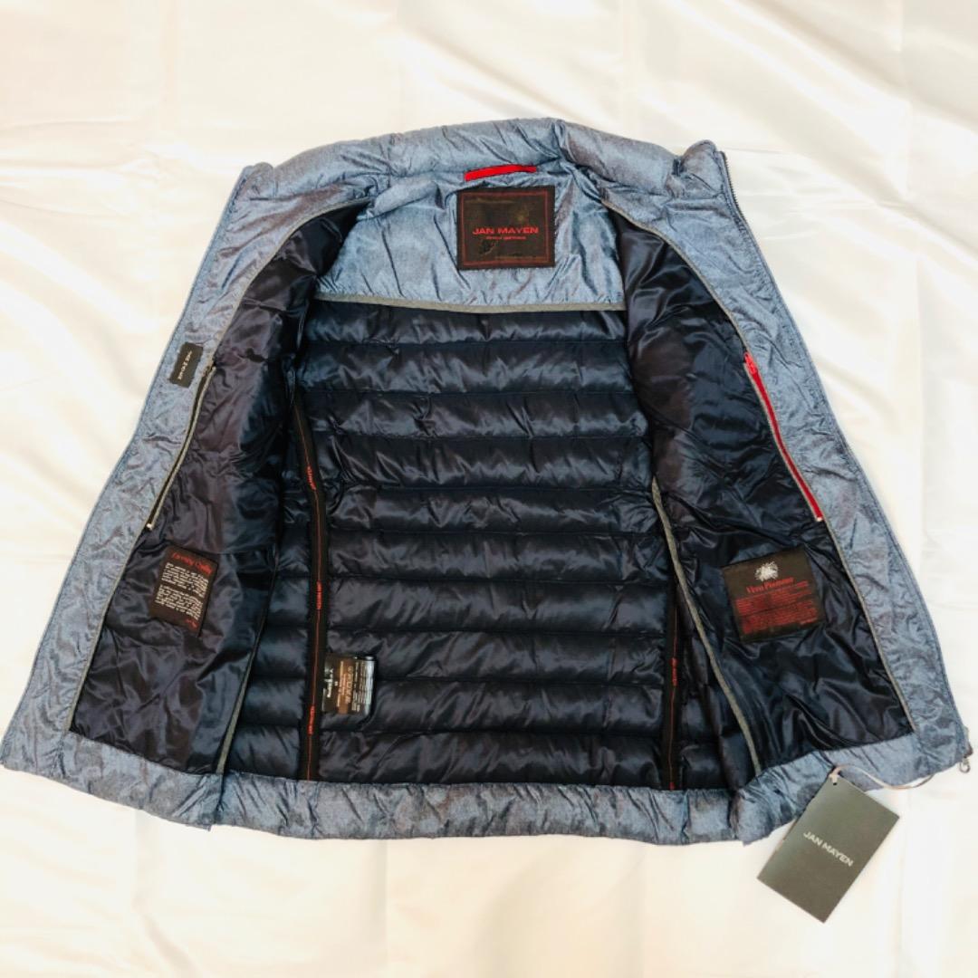 新品 50 JAN MAYEN ヤンマイエン ダウンベスト フード Moorer