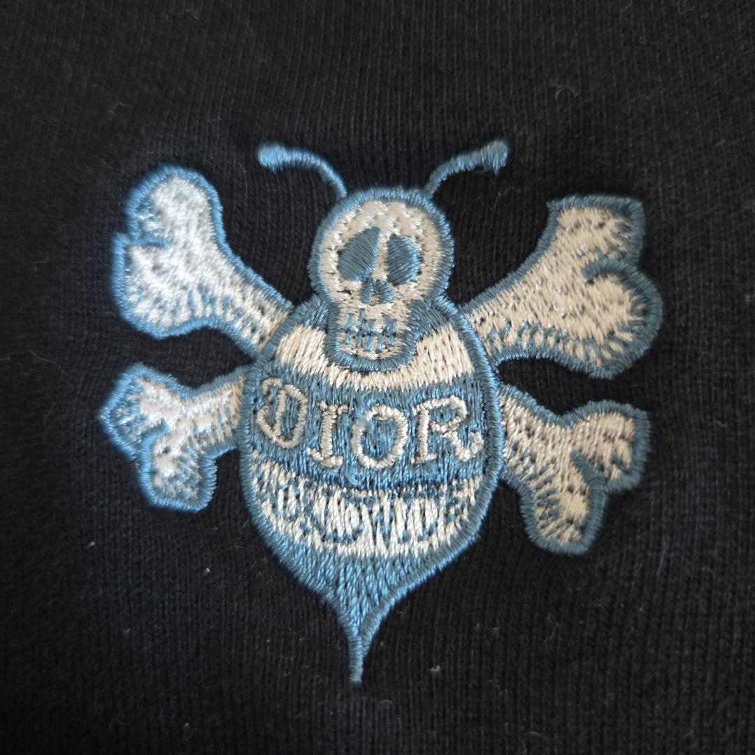 さ*ち様 Dior ブラック パーカー スカル刺繍