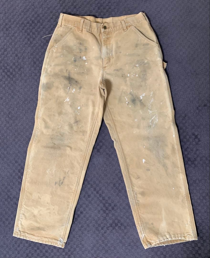 【鉄板餃子】00s “carhartt” ダックペインターパンツ USA製