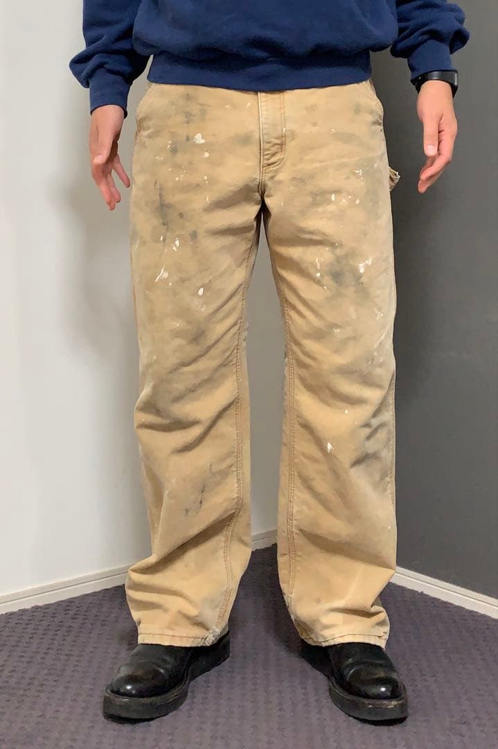 【鉄板餃子】00s “carhartt” ダックペインターパンツ USA製