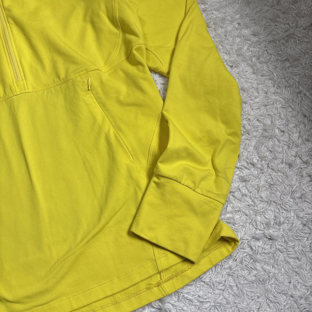 アークテリクス zoa hoody サムホール ハーフジップ フリース M 黄色