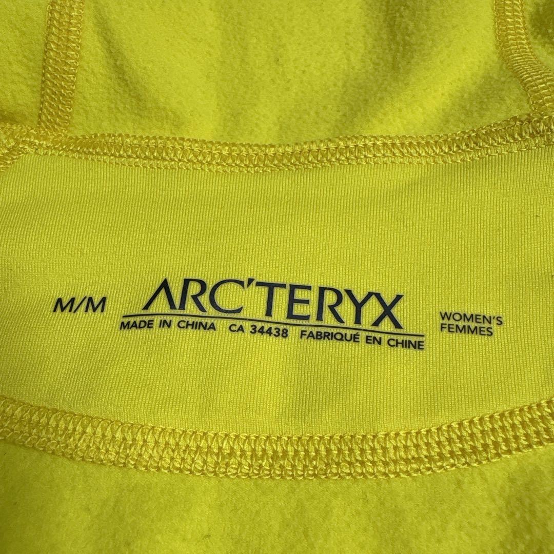 アークテリクス zoa hoody サムホール ハーフジップ フリース M 黄色